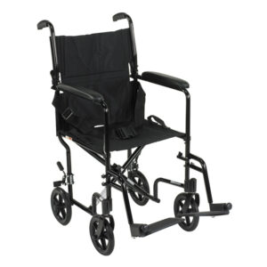 Drive Medical Lightweight Transport Chair Aluminum Frame - Image 1