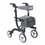 Drive Medical Nitro Black Tall Height 4 Wheel Rollator Drive Medical Nitro Black Tall Height 4 Wheel Rollator