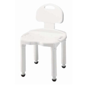 Carex Universal Bath Seat with Back - Image 1