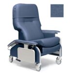 Deluxe Drop-Arm Medical Chair Recliner for Clinical Care