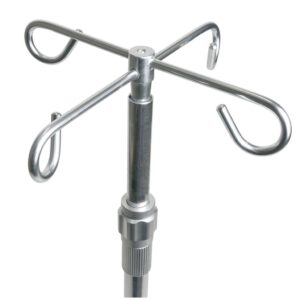 Lumex Five-Leg IV Pole with Adjustable Height & Stable Base – Medical Grade Infusion Stand 9 Lumex Five-Leg IV Pole with Adjustable Height & Stable Base – Medical Grade Infusion Stand - Image 3