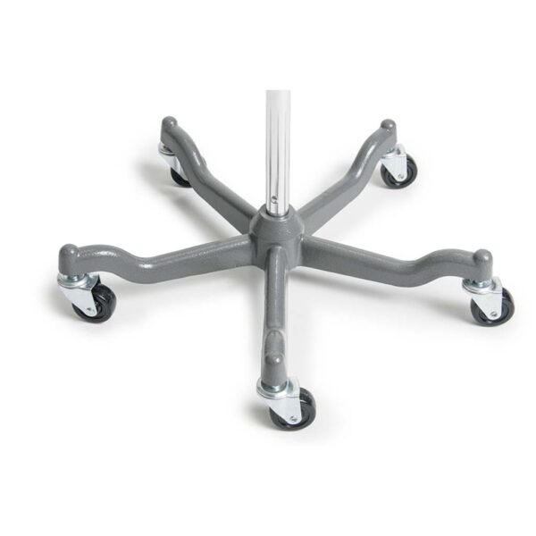 Lumex Five-Leg IV Pole with Adjustable Height & Stable Base – Medical Grade Infusion Stand 4 GF72002 5 GF72002 5