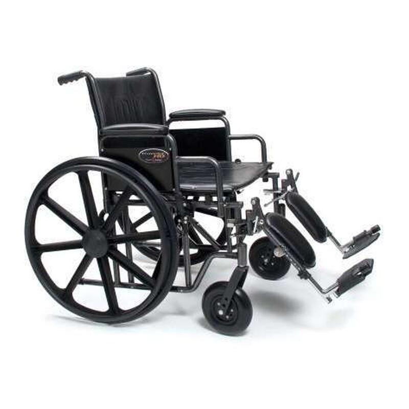 Graham-Field Traveler HD heavy duty bariatric wheelchair with 24 inch seat