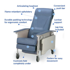Invacare Deluxe Three-Position Recliner - Image 3