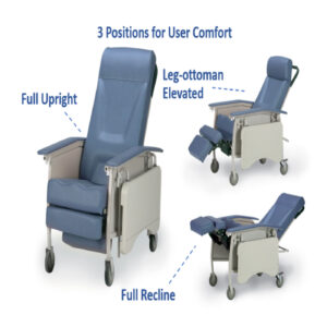 Invacare Deluxe Three-Position Recliner - Image 4