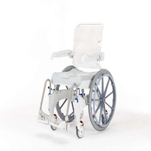 Invacare Aquatec Ocean Ergo VIP commode shower chair with wheels for enhanced mobility and comfort