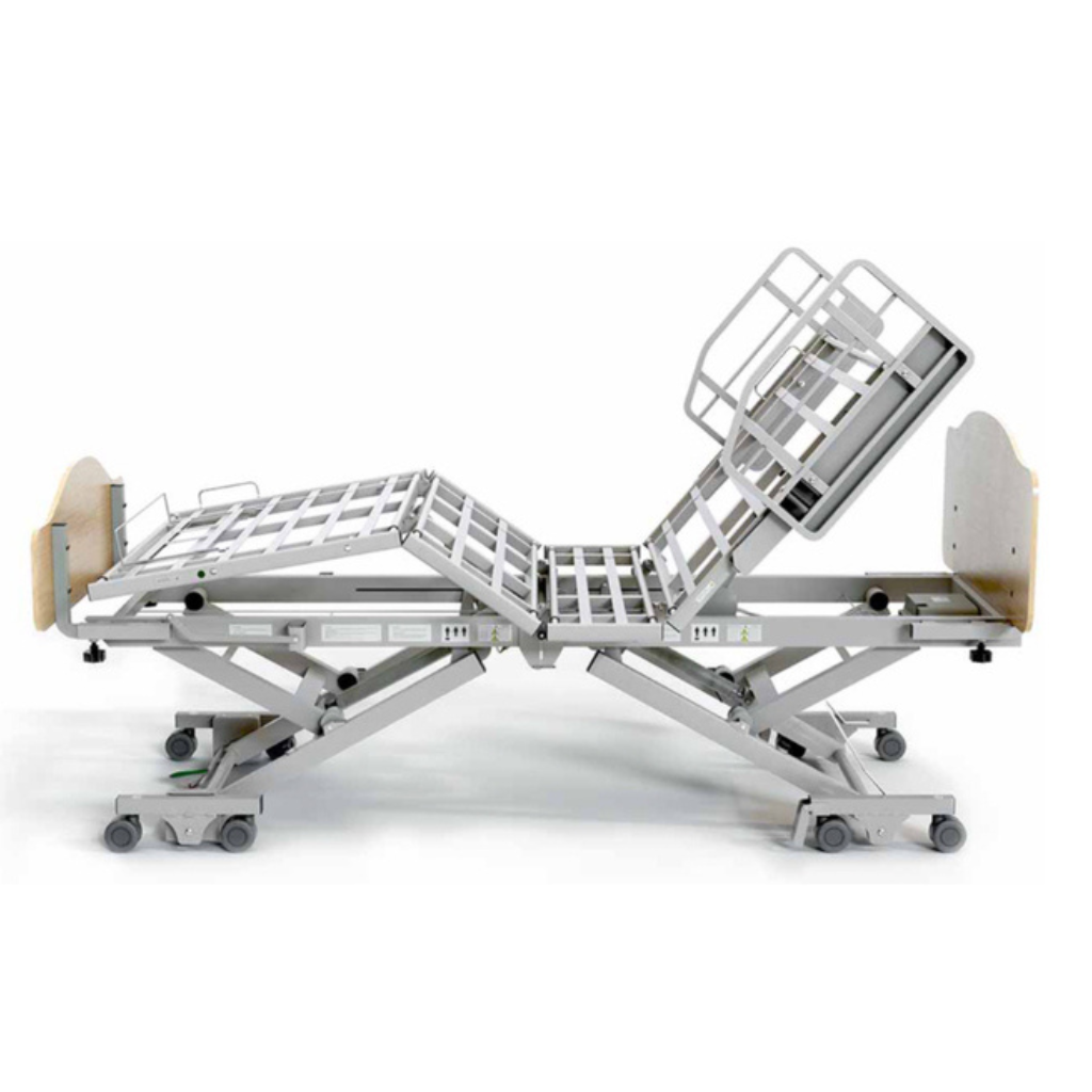 Invacare CS600 hospital bed fully electric with ultra-low height and advanced patient positioning