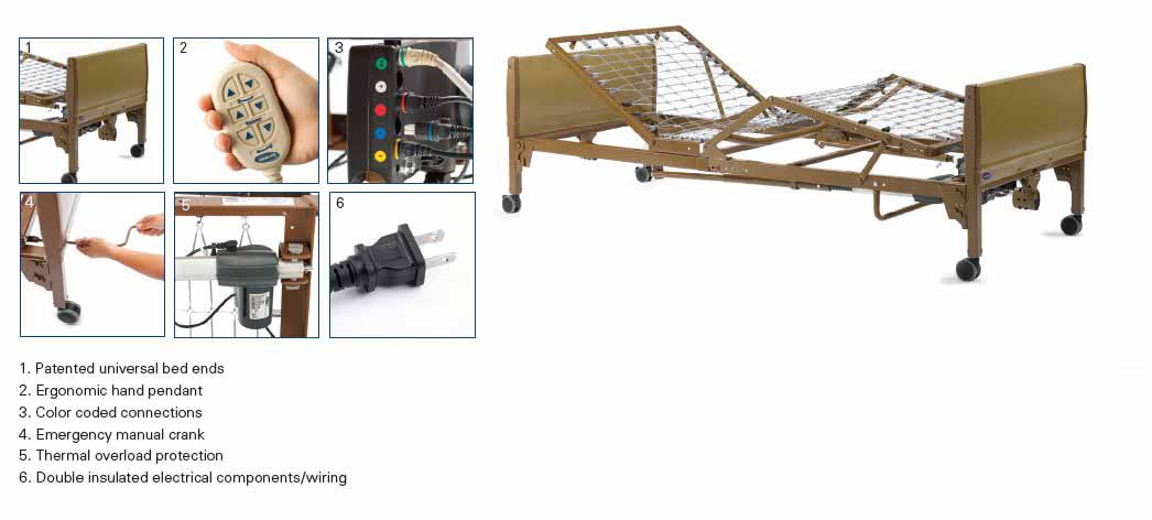 Invacare IVC Full Electric Homecare Bed sp4 1 Invacare IVC Full Electric Homecare Bed sp4 1