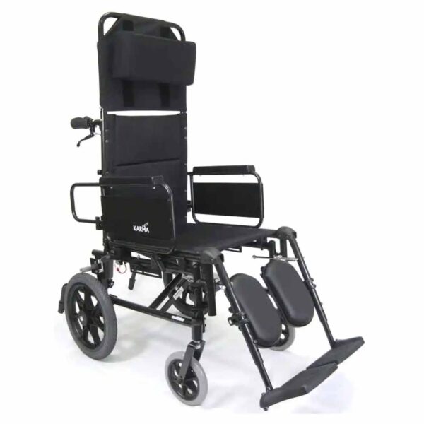 Karman KM 5000 Ultra Light Reclining Transport Wheelchair Karman KM 5000 Ultra Light Reclining Transport Wheelchair