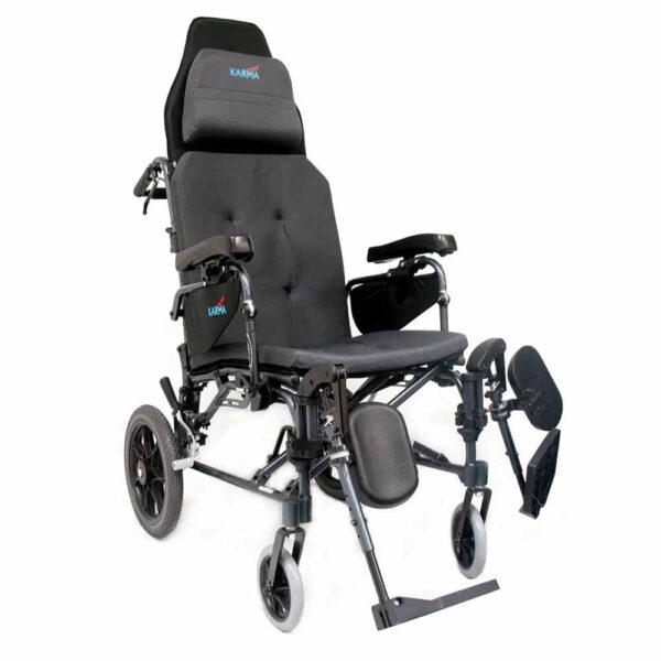 Karman MVP 502 Self Propel Ergonomic MVP Reclining Transport Chair Karman MVP 502 Self Propel Ergonomic MVP Reclining Transport Chair