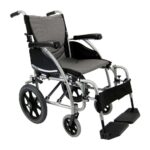 Karman S Ergo 115 Ergonomic Transport Wheelchair with Wire Break and Swing Away Footrest Karman S Ergo 115 Ergonomic Transport Wheelchair with Wire Break and Swing Away Footrest