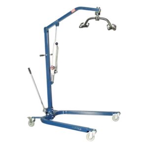 Lumex patient lift hydraulic floor lift with adjustable base for safe patient transfers