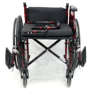 Karman LT-770Q Red Light Foldable Wheelchair - Image 6