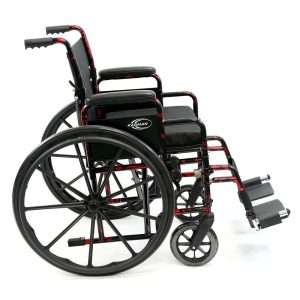 Karman LT-770Q Red Light Foldable Wheelchair - Image 3