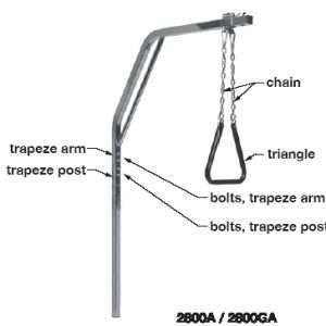 Graham-Field Versa-Helper Trapeze Metal Frame Headboards - Image 1