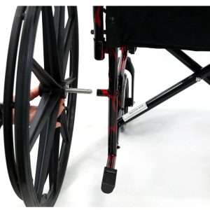 Karman LT-770Q Red Light Foldable Wheelchair - Image 8