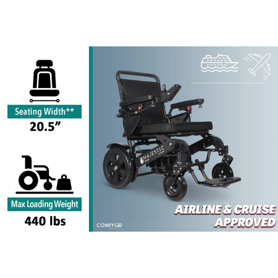 MAJESTIC 440 HD PLUS heavy duty electric wheelchair features MAJESTIC 440 HD PLUS heavy duty electric wheelchair features