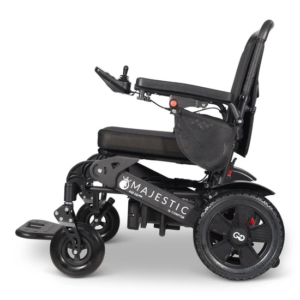 ComfyGO MAJESTIC 440 HD PLUS Heavy Duty Electric Wheelchair – 440 lb Capacity Folding Bariatric Power Wheelchair - Image 2