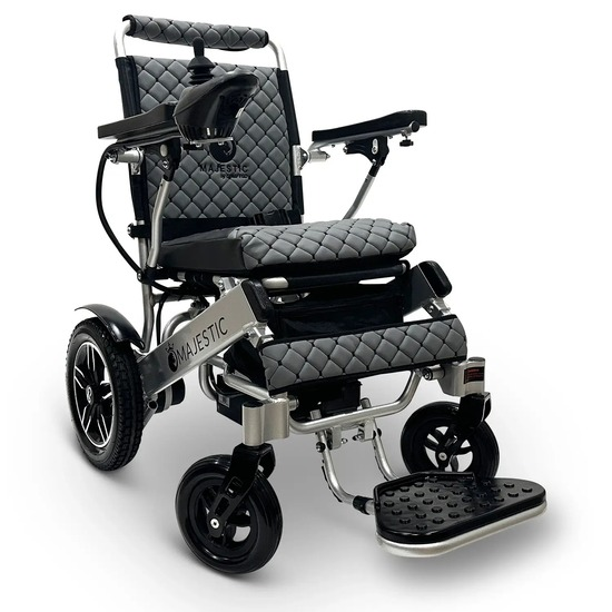 MAJESTIC IQ 8000 Folding Electric Wheelchair Grey MAJESTIC IQ 8000 Folding Electric Wheelchair Grey