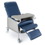 McKesson Blue Ridge 3-Position geri-chair recliner with tray