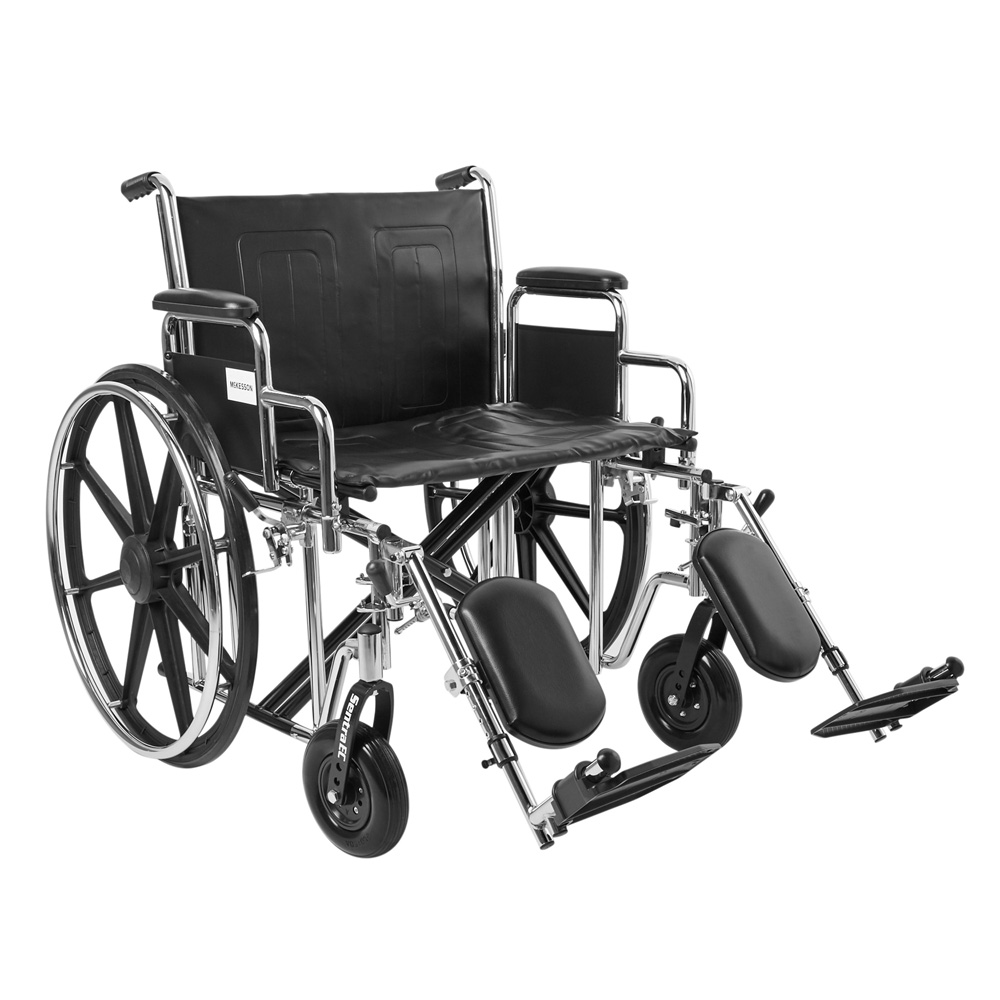 McKesson Bariatric Wheelchair - Extra Heavy Duty Wheelchair