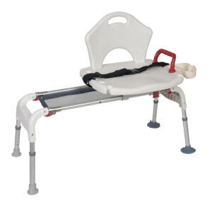 Drive Medical Folding Universal Sliding Transfer Bench - Image 1