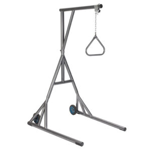 Drive Medical Freestanding Trapeze Silver Vein Finish