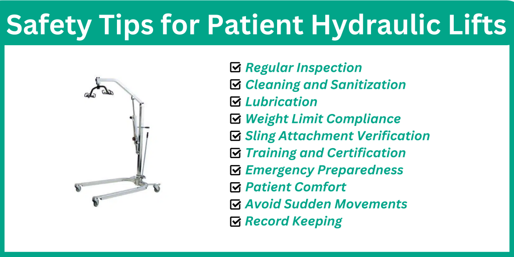 Maintenance and Safety Tips for Patient Hydraulic Lifts