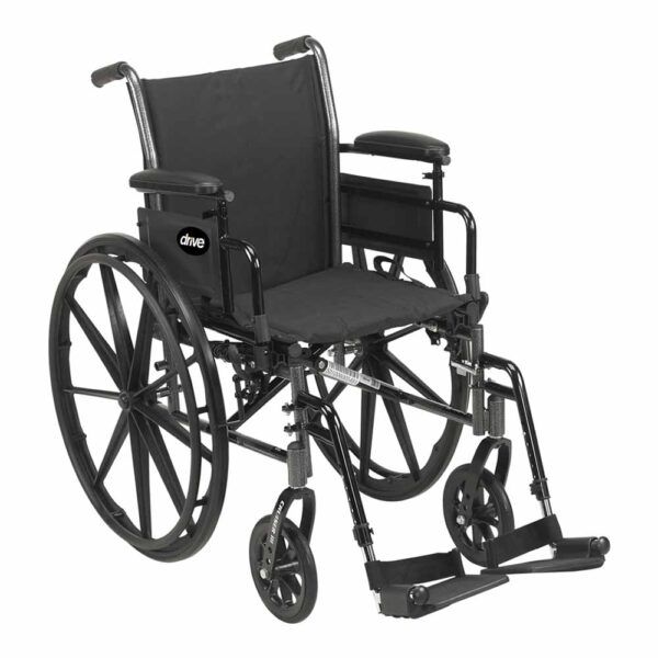 McKesson Cruiser 3 Wheelchair with Dual Axle - Lightweight and Durable Mobility Solution