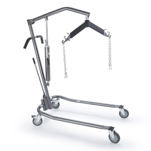 McKesson hydraulic manual lift 450 lb patient floor lift for safe transfers