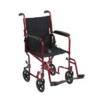 McKesson Transport Chair 19 Inch Seat Width Full Length Arm Swing Away Footrest McKesson Transport Chair 19 Inch Seat Width Full Length Arm Swing Away Footrest
