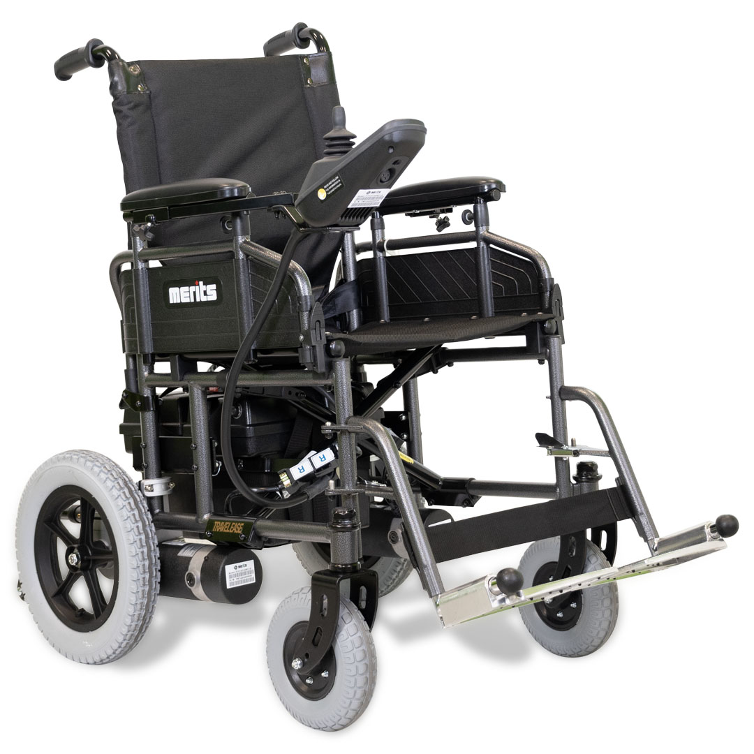 Merits Travel Ease Power Wheelchair - Lightweight Electric Power Wheelchair