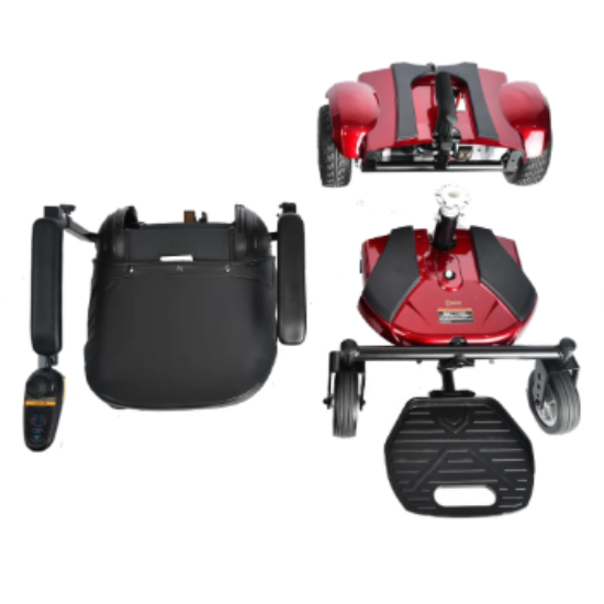 Merits EZ-GO P321 Portable Electric Wheelchair – 300 lb Travel Power Chair 2 Merits portable electric wheelchair pieces Merits portable electric wheelchair pieces