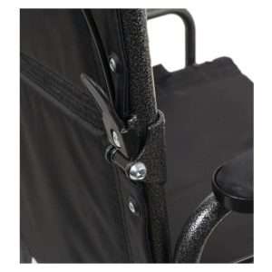 ProBasics Bariatric Steel Transport Chair (Silver Vein) - Image 4