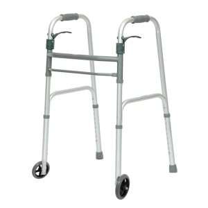 ProBasics Sure Lever Release Folding Walker with 5" Wheels (Adult)
