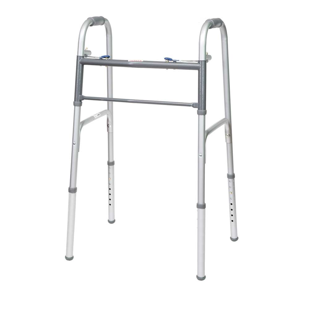 ProBasics Economy Two-Button Folding Steel Walker (Adult)