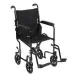 Drive Medical Lightweight Aluminum Transport Chair with swing-away footrests and composite wheels – Drive transport chair