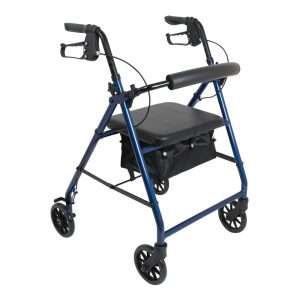 ProBasics Deluxe Aluminum Rollator – Lightweight Walker with Seat - Image 4