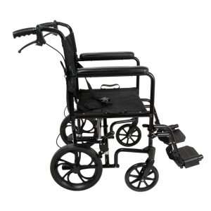 ProBasics Aluminum Transport Chair with 12-Inch Wheels - Image 3