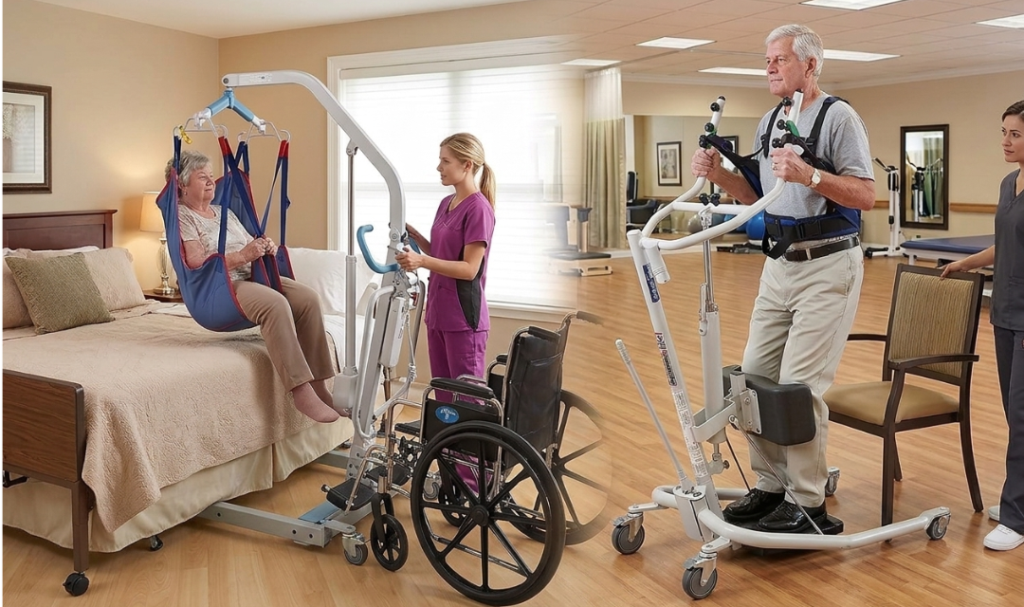 Home Page - MedCare Mobility 94 Patient transfer solutions using a Hoyer lift and sit-to-stand device
