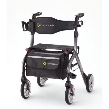 COMODITÀ Piuma Ultra-Lightweight Rollator with Seat – Premium 4-Wheel Mobility Walker for Travel & Everyday Independence 1 Piuma Rollator Walker 6 Piuma Rollator Walker 6