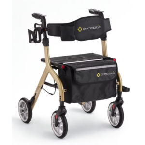 COMODITÀ Piuma Ultra-Lightweight Rollator with Seat – Premium 4-Wheel Mobility Walker for Travel & Everyday Independence 12 COMODITÀ Piuma Ultra-Lightweight Rollator with Seat – Premium 4-Wheel Mobility Walker for Travel & Everyday Independence - Image 3