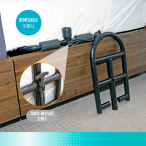 Stander Prime Bed Safety Rail – Heavy-Duty Bed Handle for Elderly with 400 lb Support - Image 3