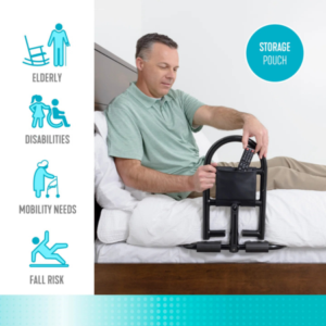 Stander Prime Bed Safety Rail – Heavy-Duty Bed Handle for Elderly with 400 lb Support - Image 7