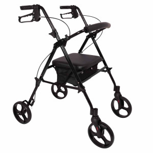 ProBasics Aluminum Height Adjustable Rollator With 8-inch Wheels - Image 1