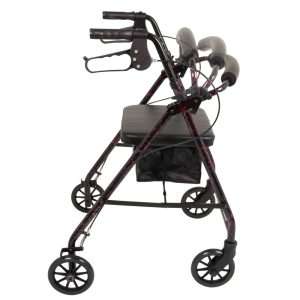 ProBasics Deluxe Aluminum Rollator – Lightweight Walker with Seat - Image 6