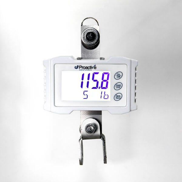 Proactive patient lift digital scale with universal compatibility