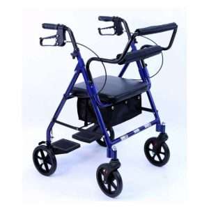 Karman R-4602-T Two-in-One Rollator and Transport Chair - Image 1