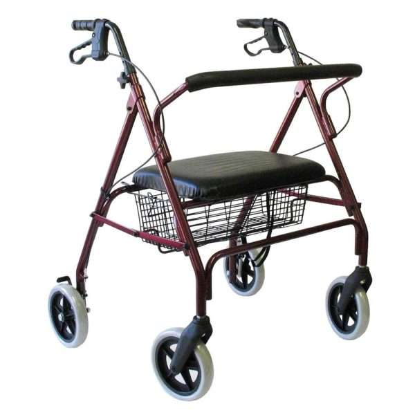 R-4700W Bariatric Rollator – Heavy Duty Extra Wide Walker with 400 lb Capacity