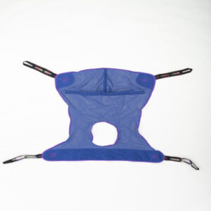 Invacare Full Body Sling with Commode Opening, Mesh - Image 1